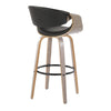 Symphony - 30" Fixed-Height Barstool (Set of 2) - Gray Base