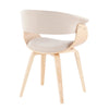 Vintage Mod - Chair (Set of 2) - Beige And Natural