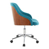 Bacci - Office Chair - Chrome Metal Base