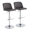 Toriano - Bar Stool With Footrest Set