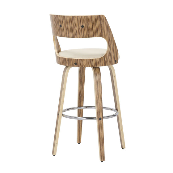 Cecina - 30'' Fixed-height Barstool (Set of 2) - Beige
