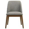 Franklin - Upholstered Dining Side Chair (Set of 2) - Gray