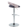 Grotto - Adjustable Barstool (Set of 2) - Black And Gray Light