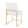 Fuji - High Back Dining Chair Set - Faux Leather