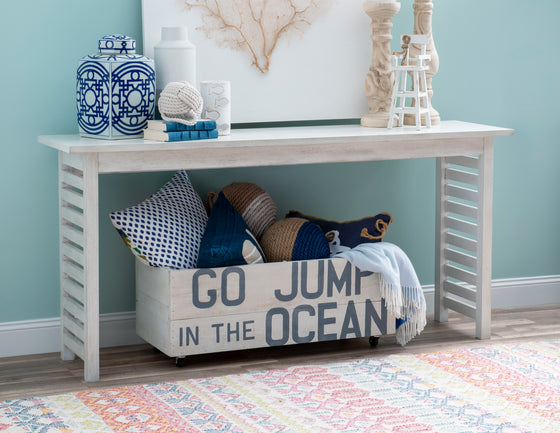 Edgewater - Sofa Table - White