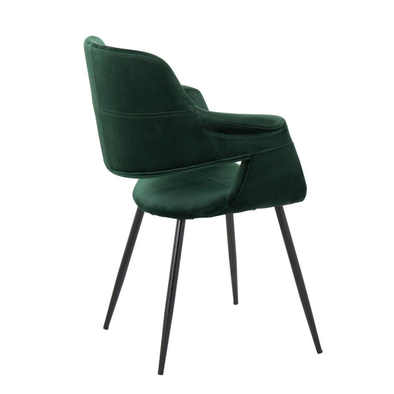 Vintage Flair - Chair (Set of 2) - Black Legs