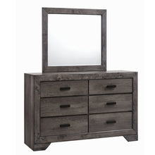 Nathan - Dresser & Mirror Set - Gray Oak