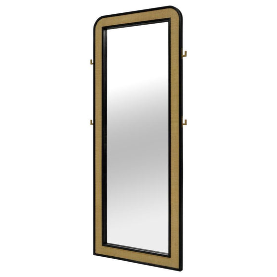 Arini - Cane Weave Full Length Standing Floor Mirror