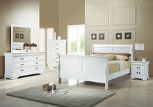  Louis Phillipe Bed White