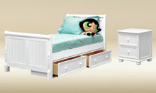  Beadboard Sleigh Bed