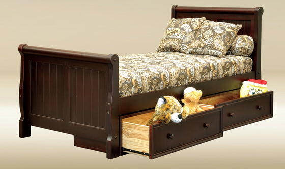 Beadboard Sleigh Bed