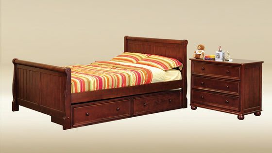 Beadboard Sleigh Bed