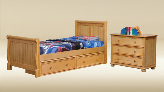 Beadboard Sleigh Bed