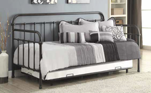  Dark Bronze Metal Daybed with Trundle