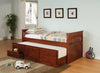 Lasalle Twin Captains Bed w/Trundle and Storage