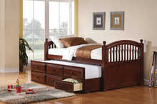  Chestnut Twin Daybed with Trundle