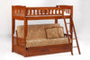 Cinnamon Twin over Futon Bunk Bed