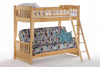 Cinnamon Twin over Futon Bunk Bed