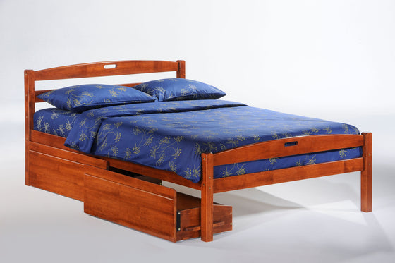 Sesame Hardwood Platform Bed