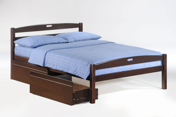 Sesame Hardwood Platform Bed