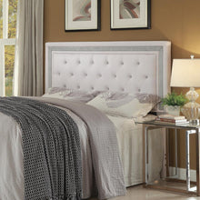  Adrena Queen/Full Tufted Upholstered Headboard White