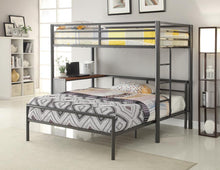  Smithy Twin Workstation Loft Bed Gunmetal