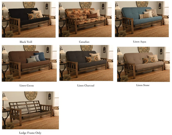 Lodge Log Futon Frame